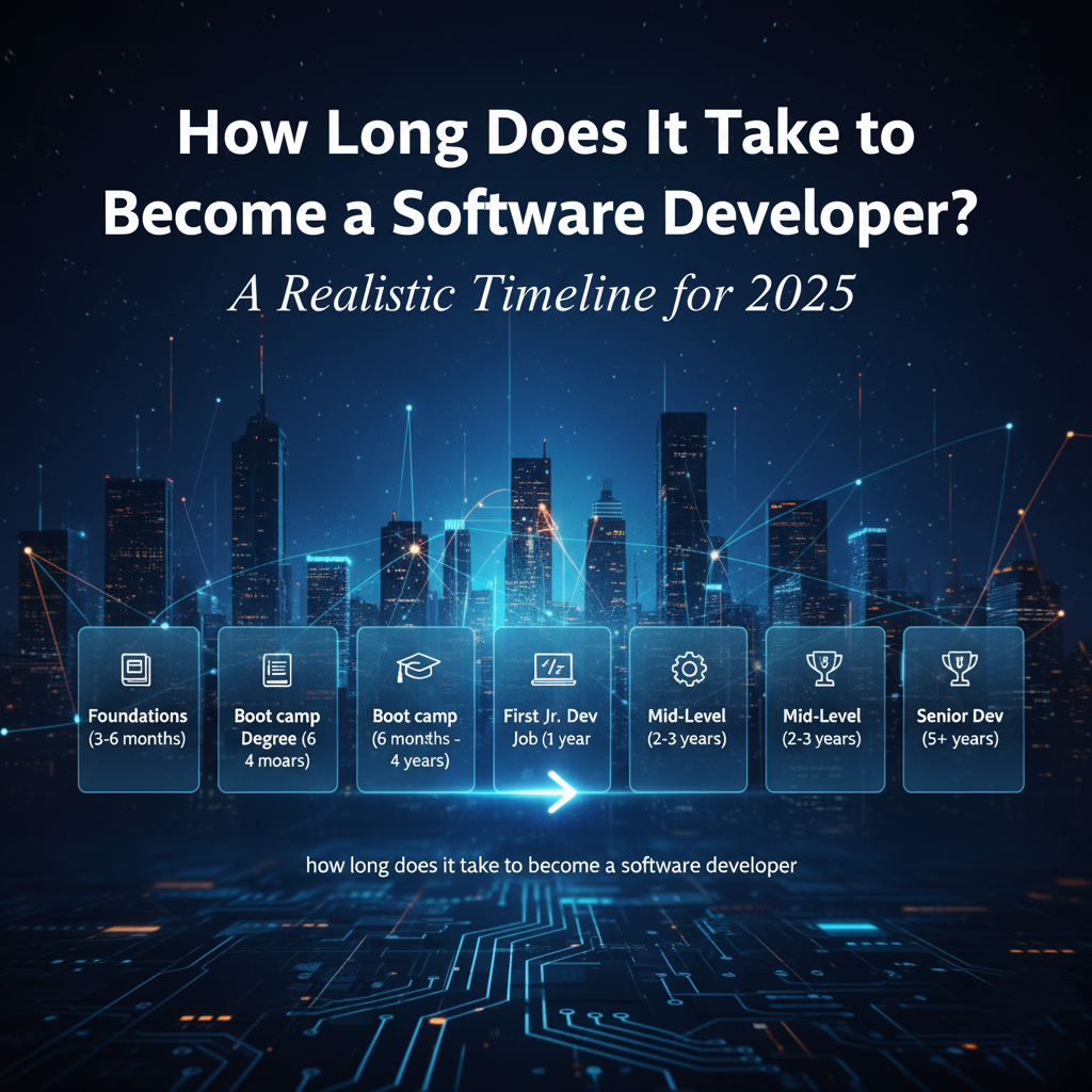 How Long Does It Take to Become a Software Developer? A Realistic Timeline for 2025