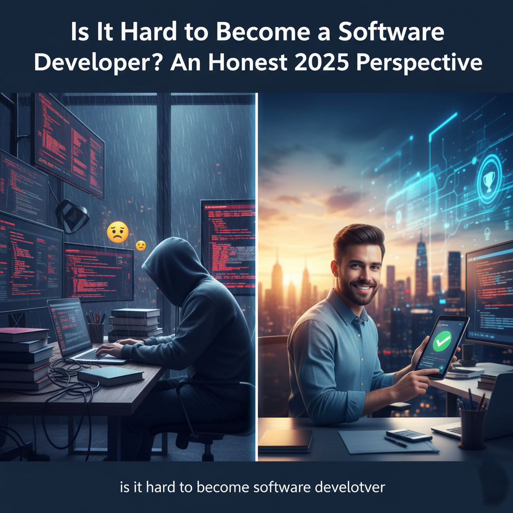 Is It Hard to Become a Software Developer? An Honest 2025 Perspective