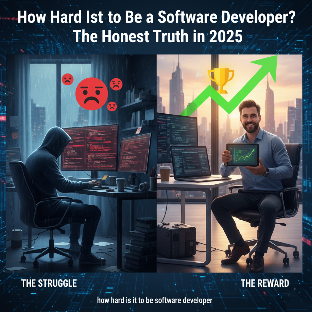 how hard is it to be a software developer