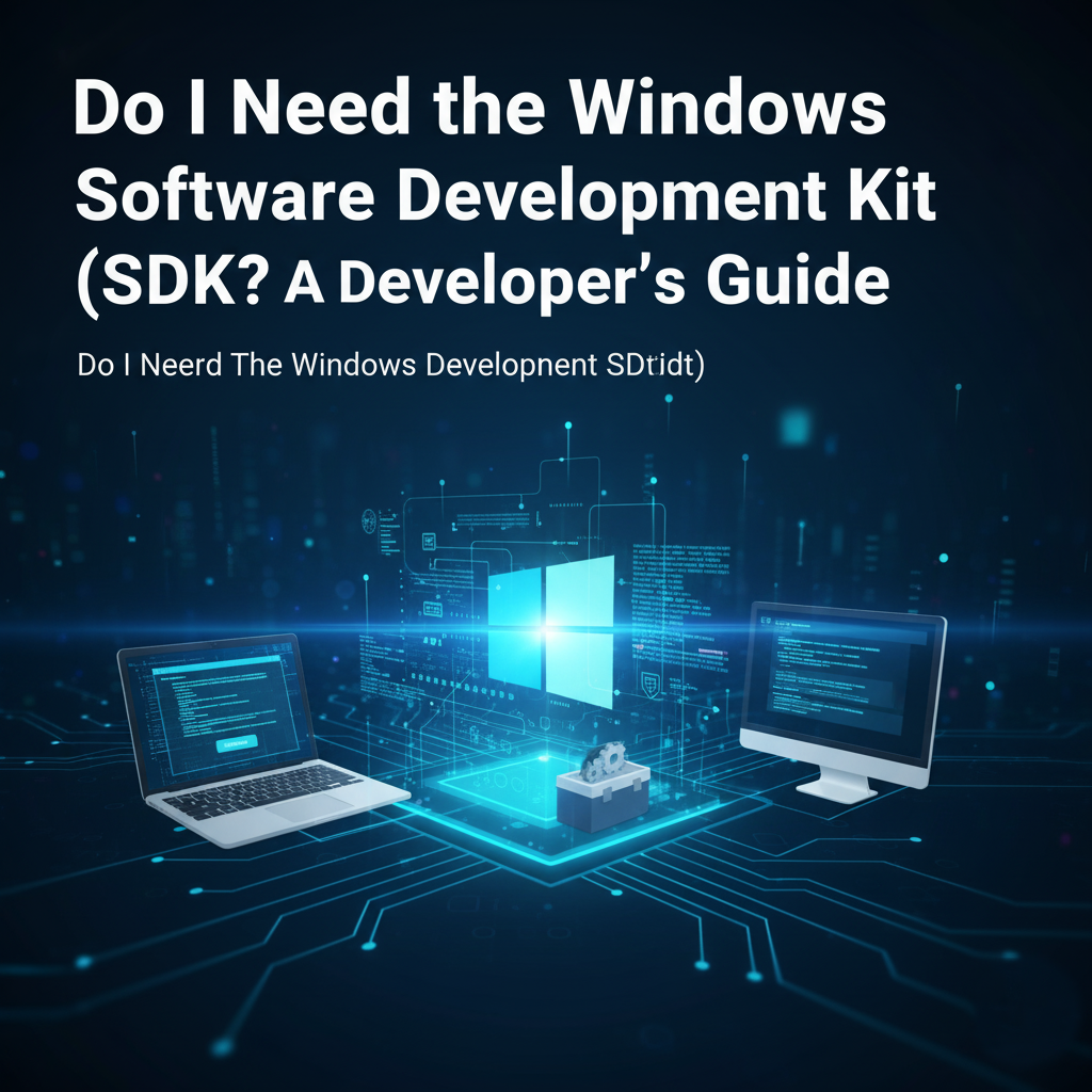 Do I Need the Windows Software Development Kit (SDK)? A Developer’s Guide