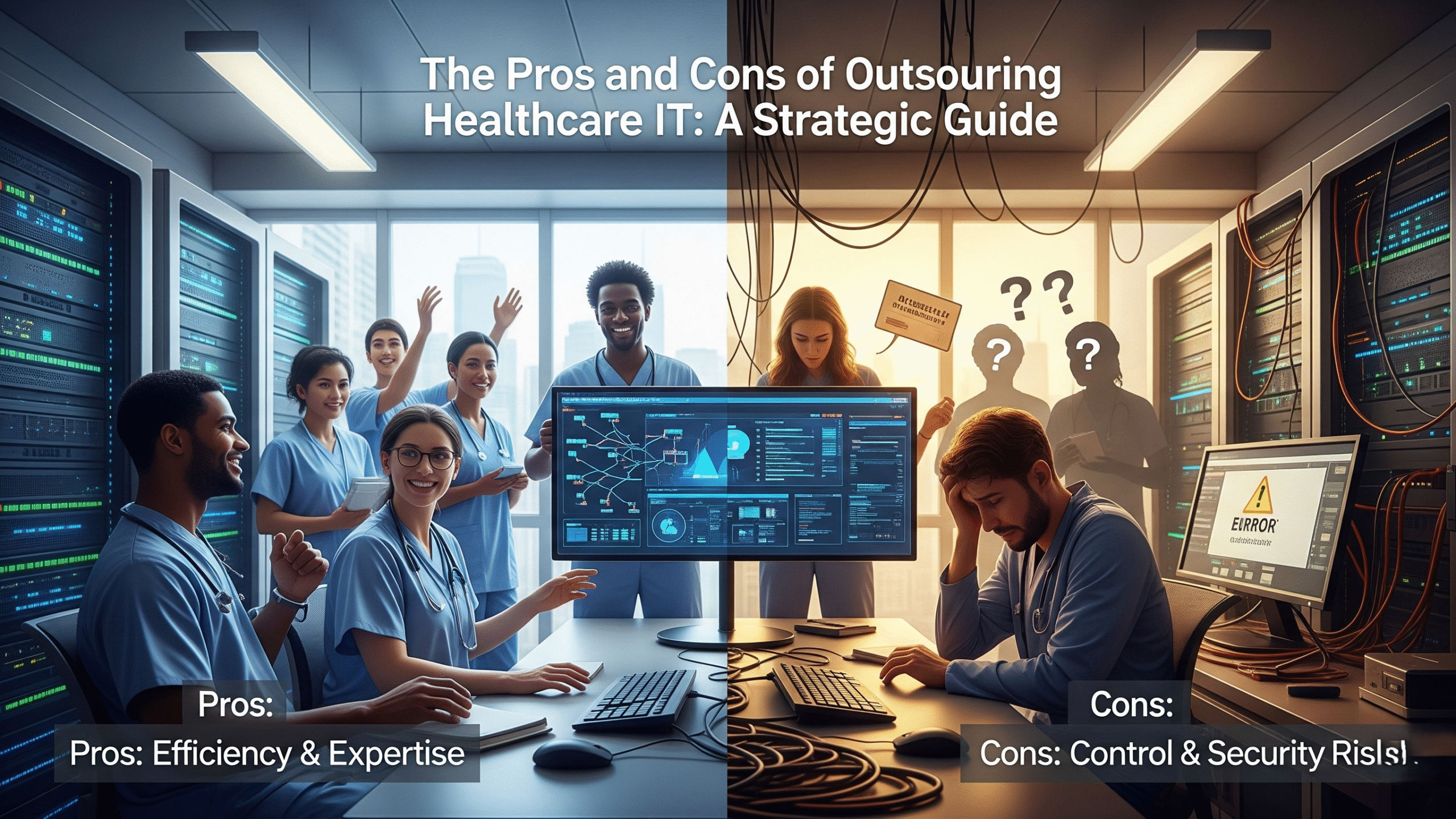 The Pros and Cons of Outsourcing Healthcare IT: A Strategic Guide